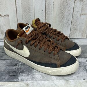 Nike Blazer Lo PRM Leather Brown Sneakers Sz. 9